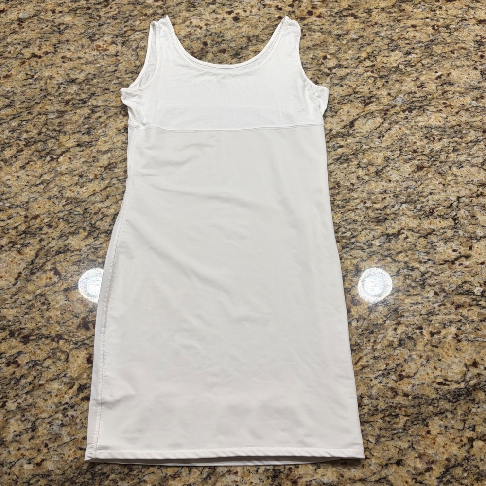 Yummie Tummie by Heather Thomson White Shapewear Slip Dress Large Sleeveless